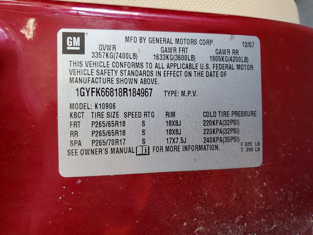 2008 CADILLAC ESCALADE ESV photo 25
