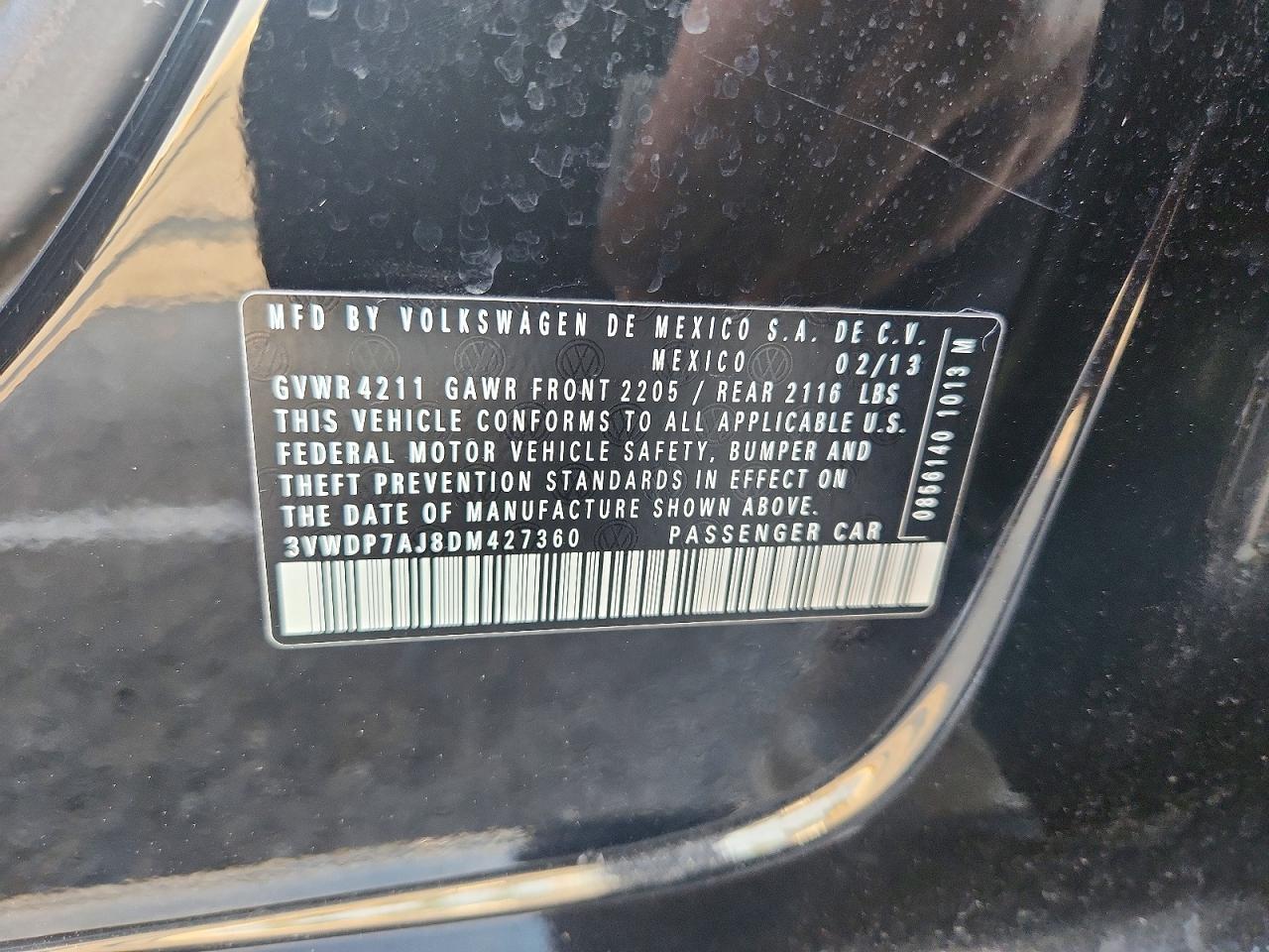 2013 VOLKSWAGEN JETTA SE photo 34
