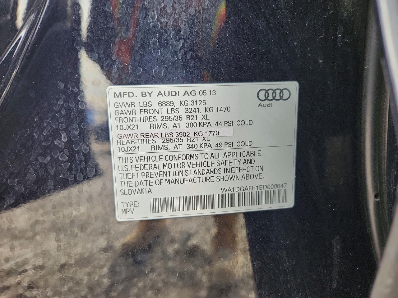 2014 AUDI Q7 PRESTIGE photo 14