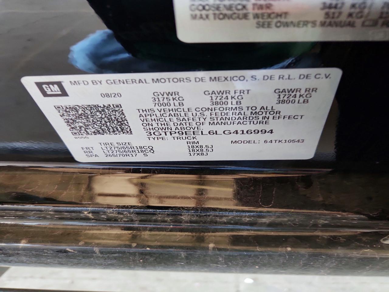 2020 GMC SIERRA K1500 AT4 photo 23