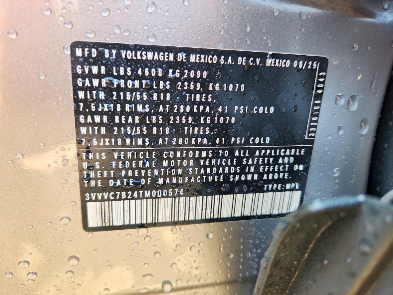 2026 VOLKSWAGEN TAOS SE photo 25
