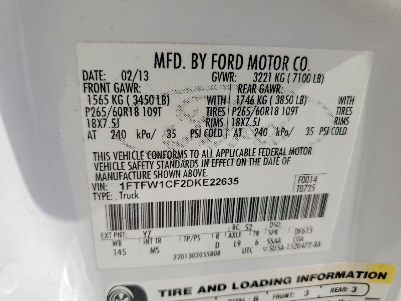 2013 FORD F150 SUPERCREW photo 25