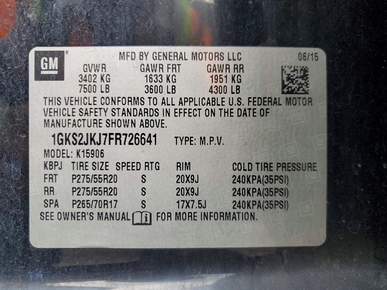 2015 GMC YUKON XL DENALI photo 25