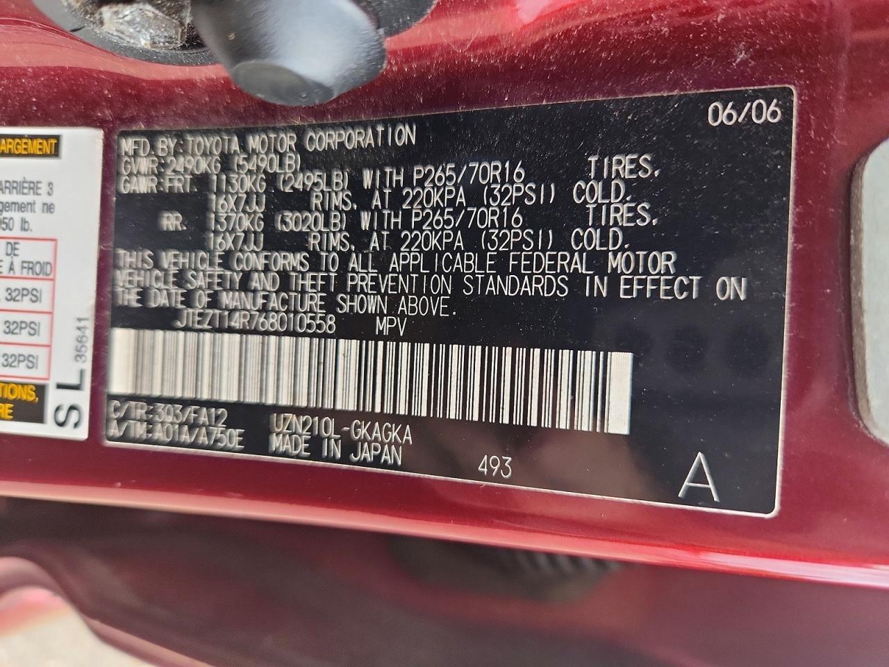 2006 TOYOTA 4RUNNER SR5 photo 13