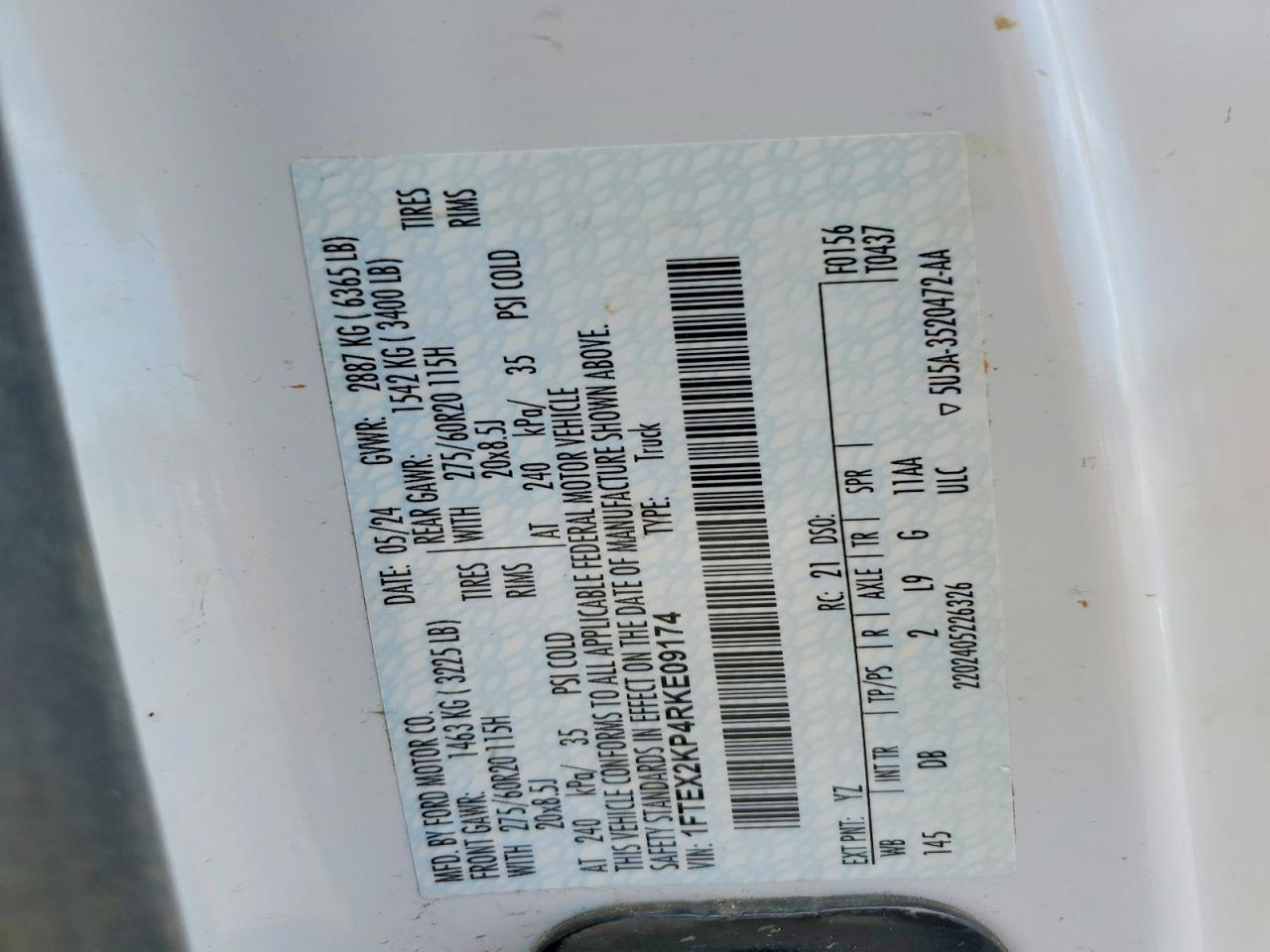 2024 FORD F150 STX photo 23