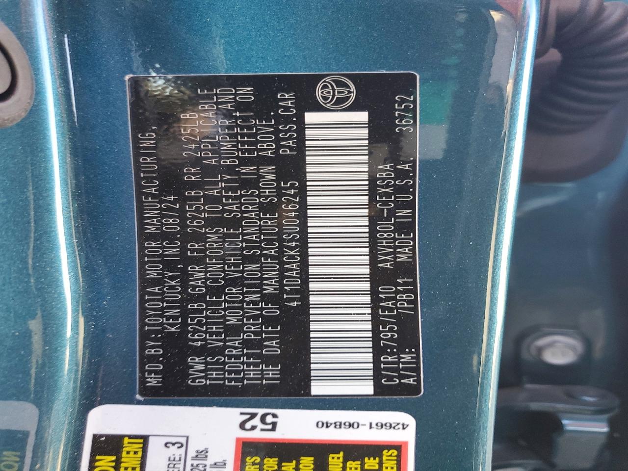 2025 TOYOTA CAMRY SE photo 25