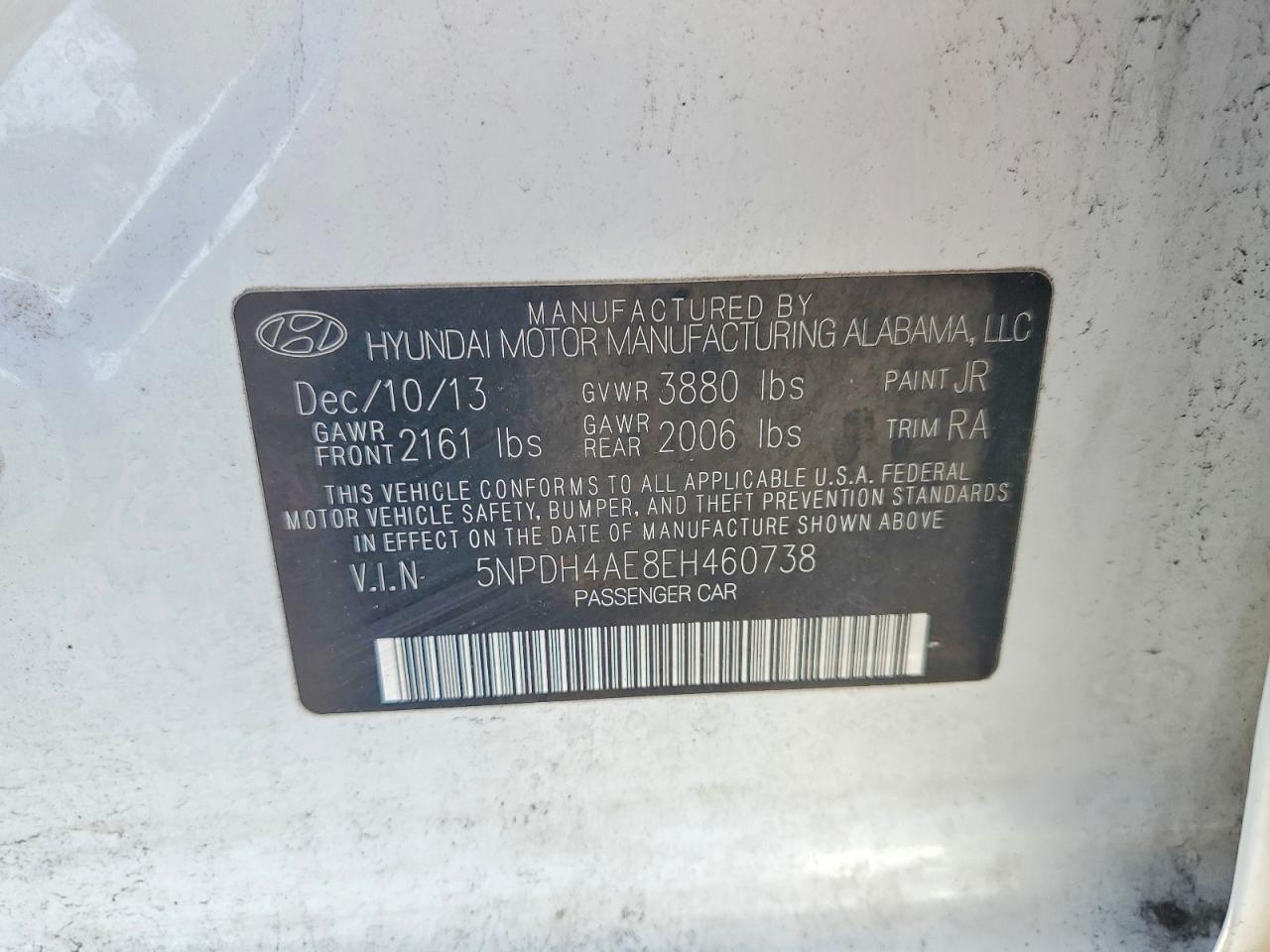 2014 HYUNDAI ELANTRA SE photo 34