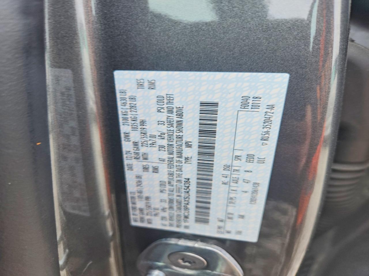 2025 FORD ESCAPE ST LINE ELITE photo 37