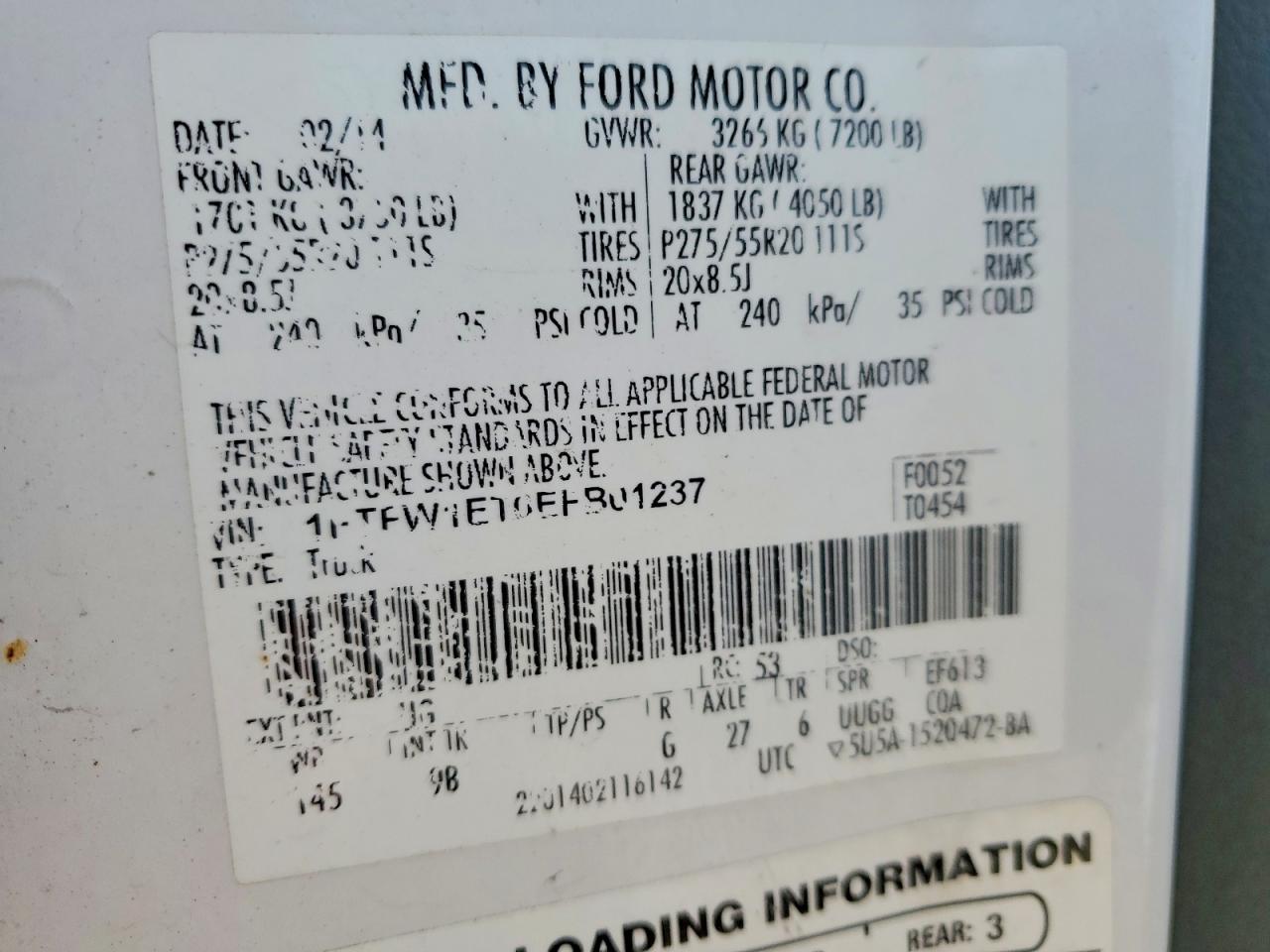 2014 FORD F150 SUPERCREW photo 34