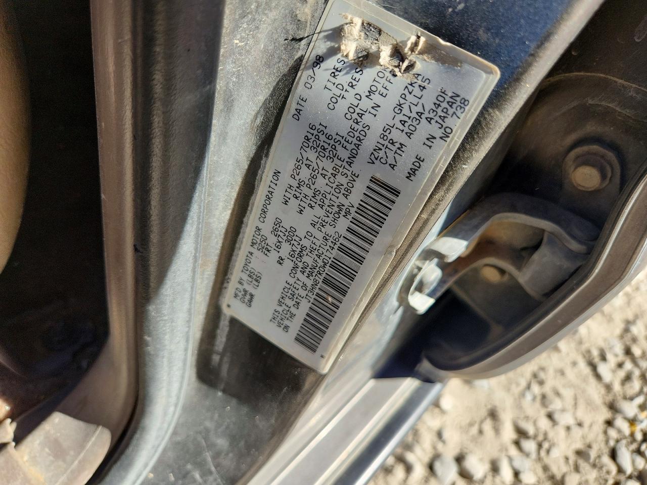 1998 TOYOTA 4RUNNER LIMITED photo 13