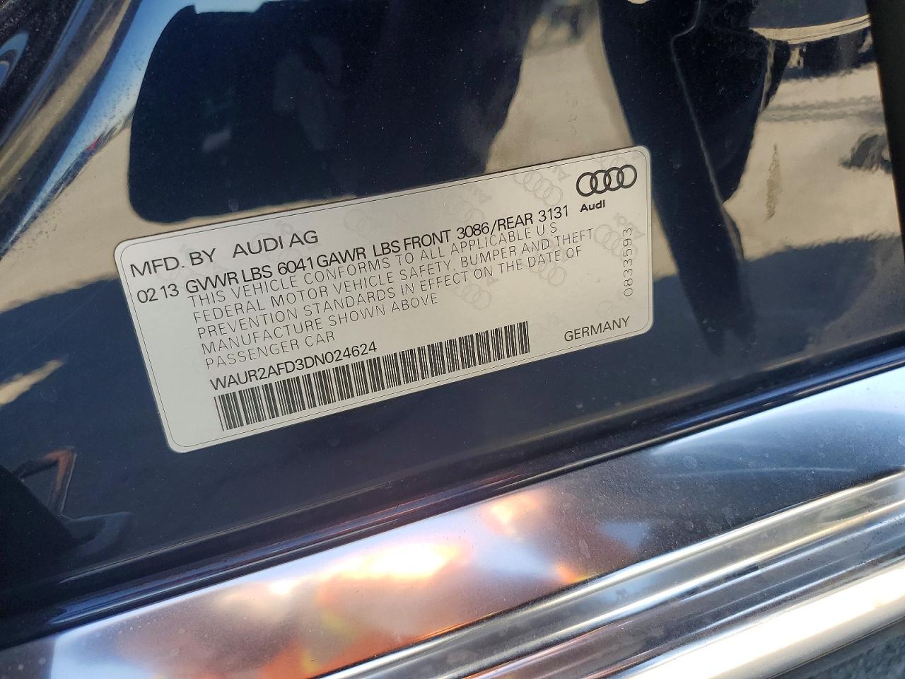 2013 AUDI A8 L QUATTRO photo 12