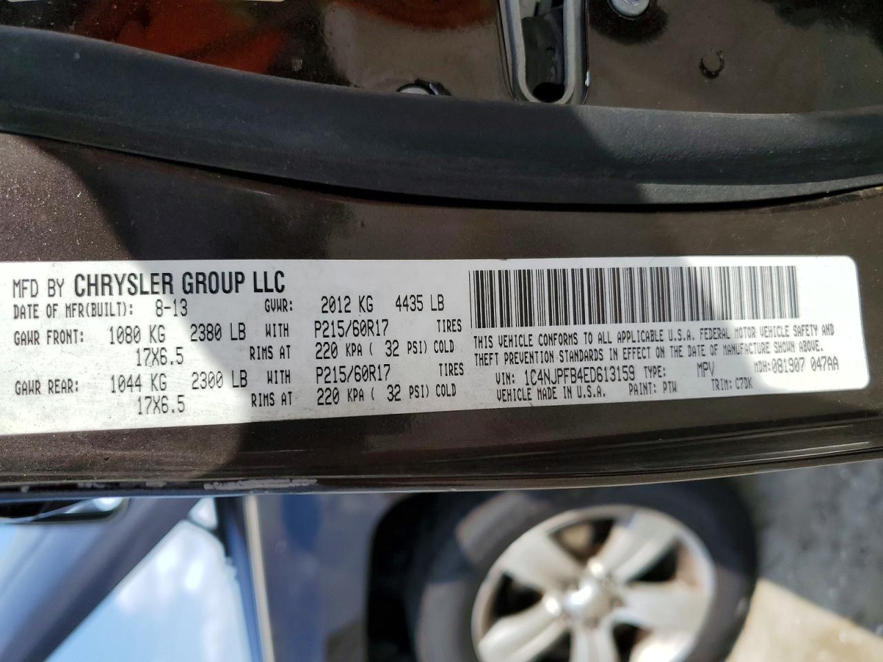 2014 JEEP PATRIOT LATITUDE photo 37