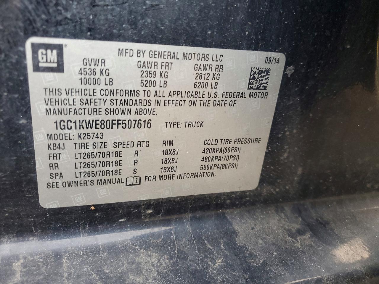 2015 CHEVROLET SILVERADO K2500 HEAVY DUTY LTZ photo 23
