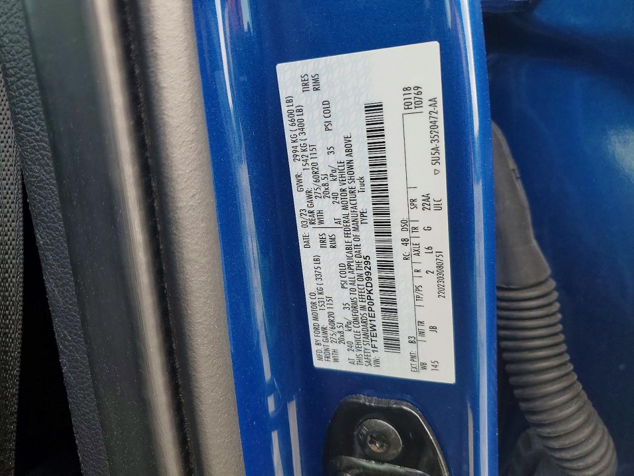 2023 FORD F150 SUPERCREW photo 34
