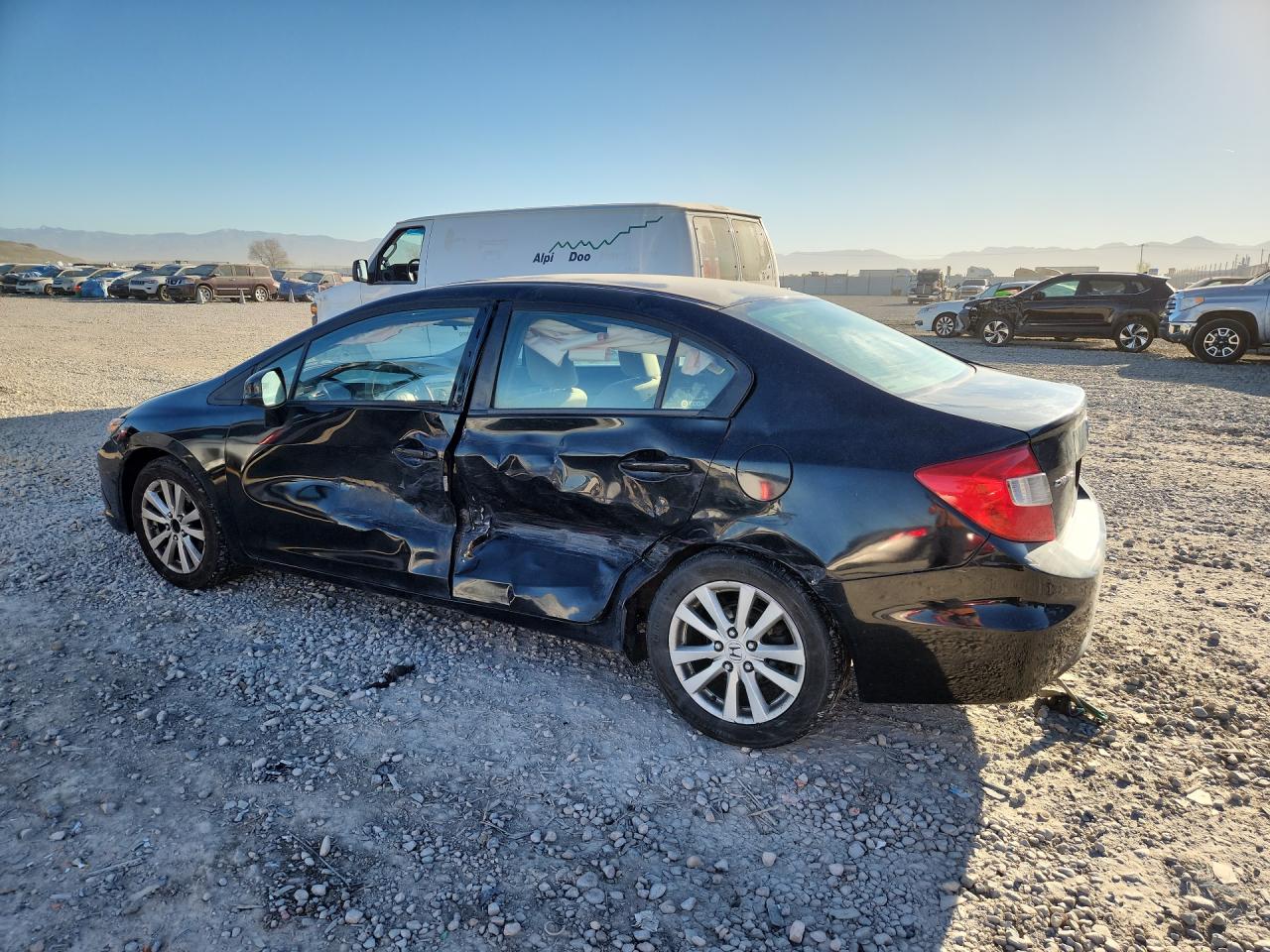 2012 HONDA CIVIC EX photo 2