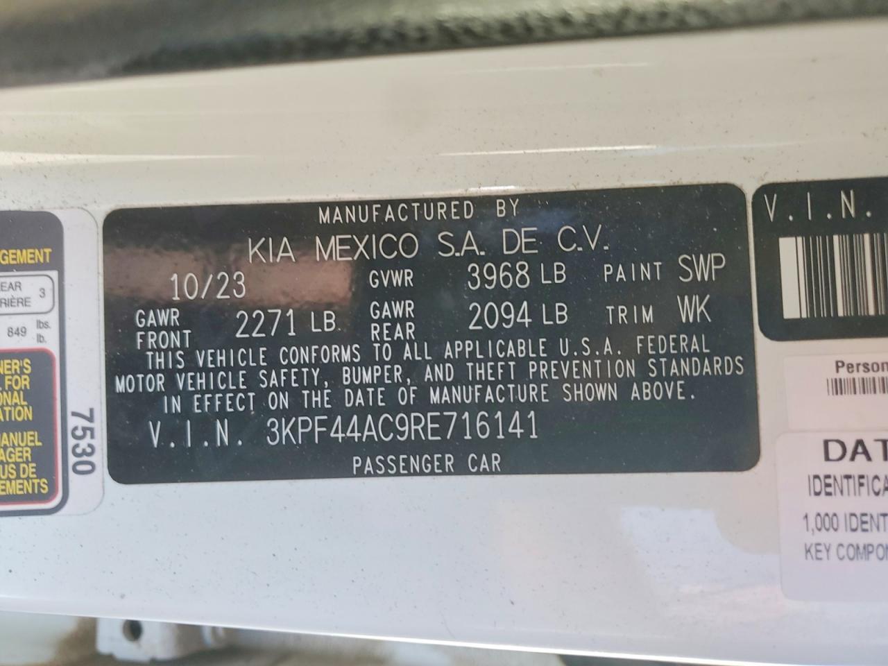 2024 KIA FORTE GT photo 13