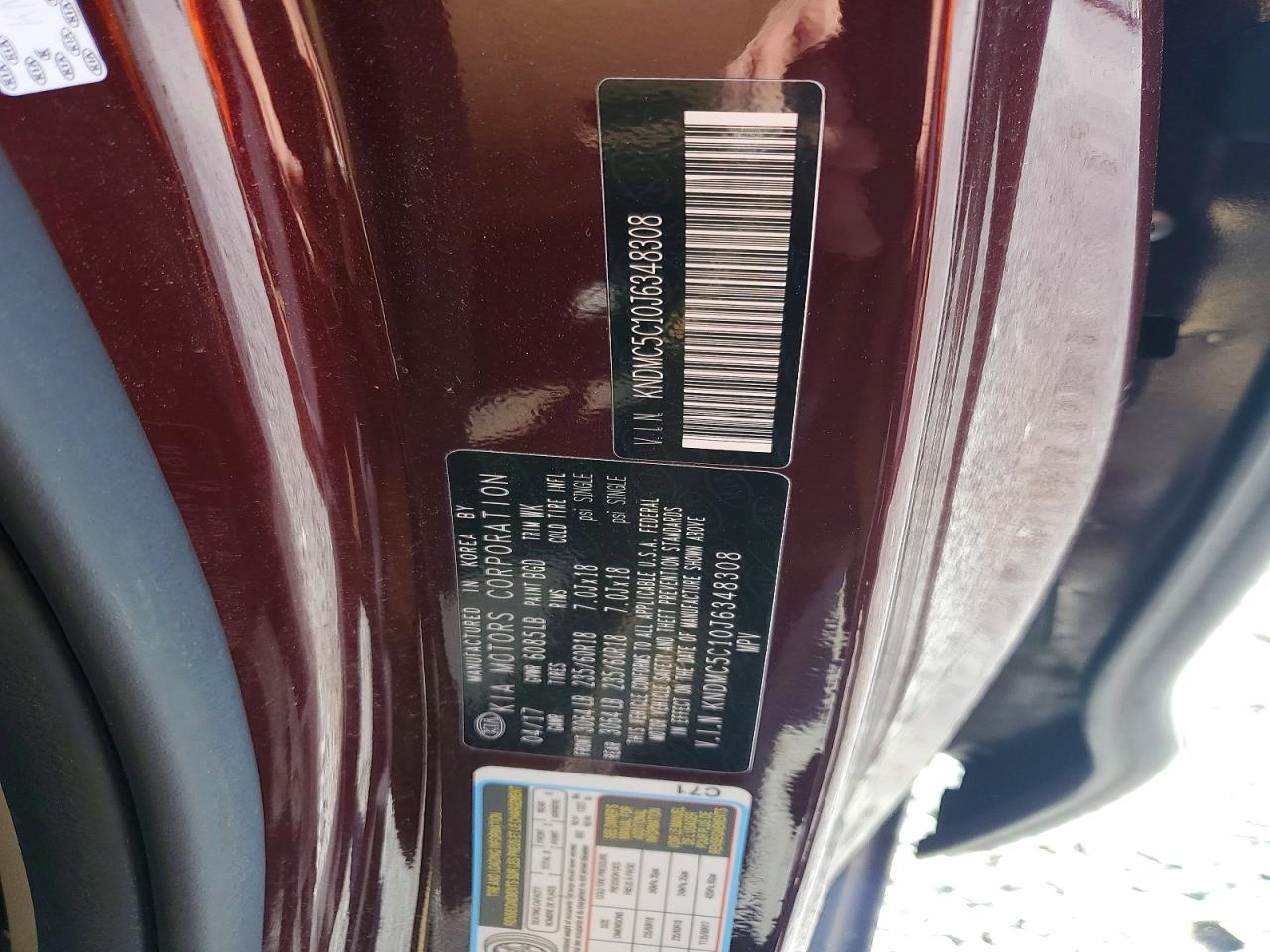 2018 KIA SEDONA EX photo 13