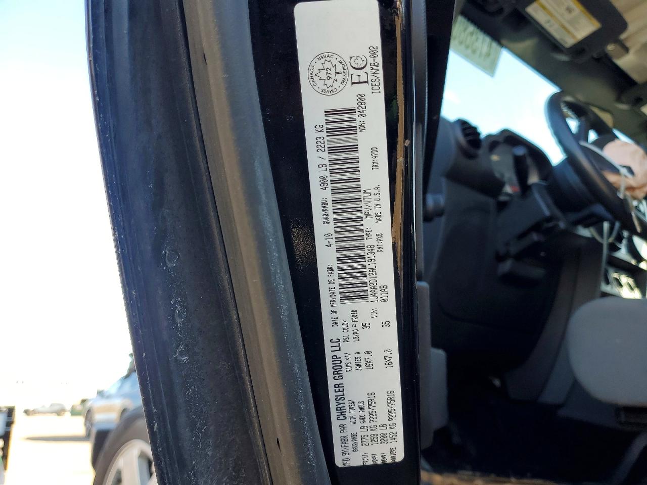 2010 JEEP WRANGLER SPORT photo 25