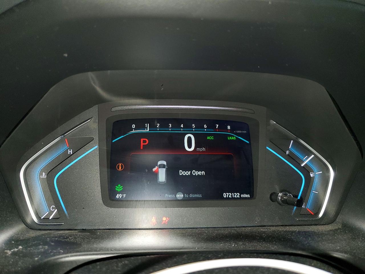 2019 HONDA ODYSSEY EX photo 9