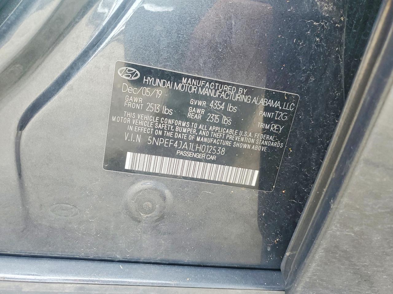 2020 HYUNDAI SONATA SEL photo 23
