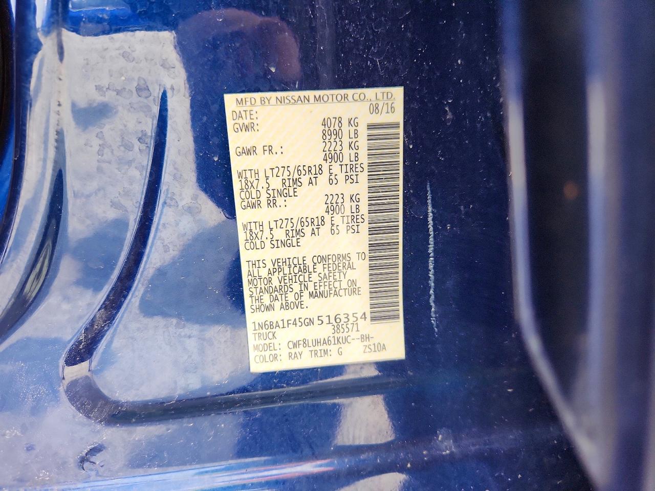 2016 NISSAN TITAN XD PRO-4X photo 34