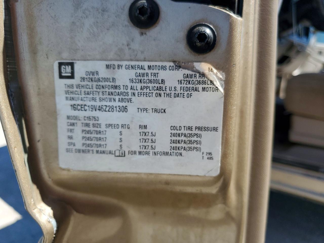 2006 CHEVROLET SILVERADO C1500 photo 23