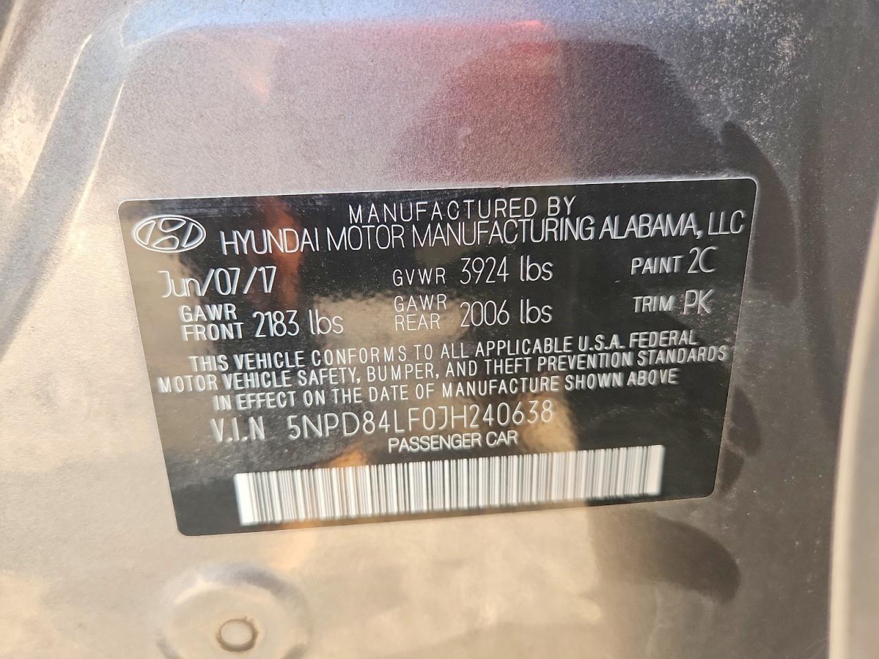 2018 HYUNDAI ELANTRA SEL photo 23