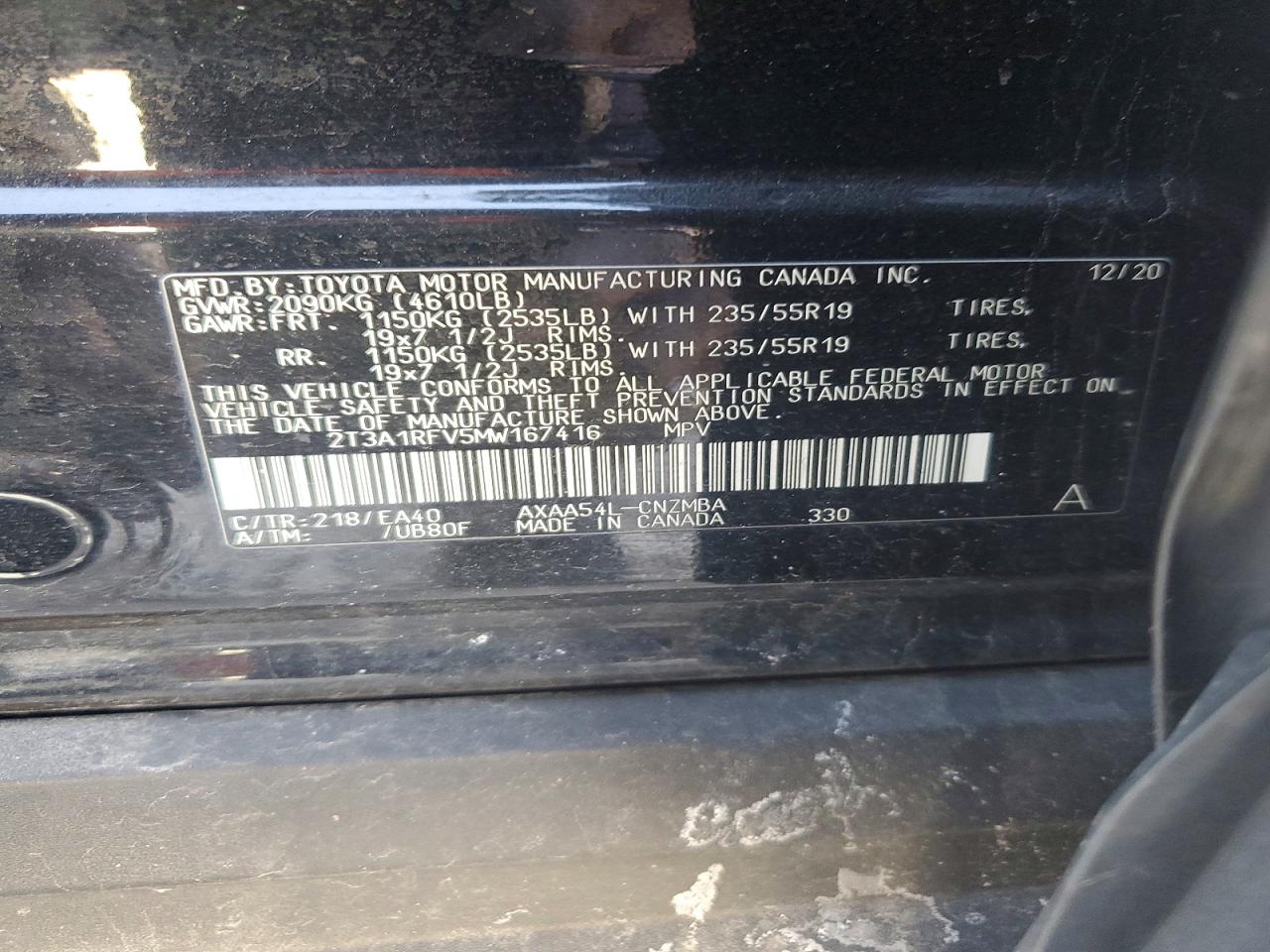 2021 TOYOTA RAV4 XLE PREMIUM photo 25