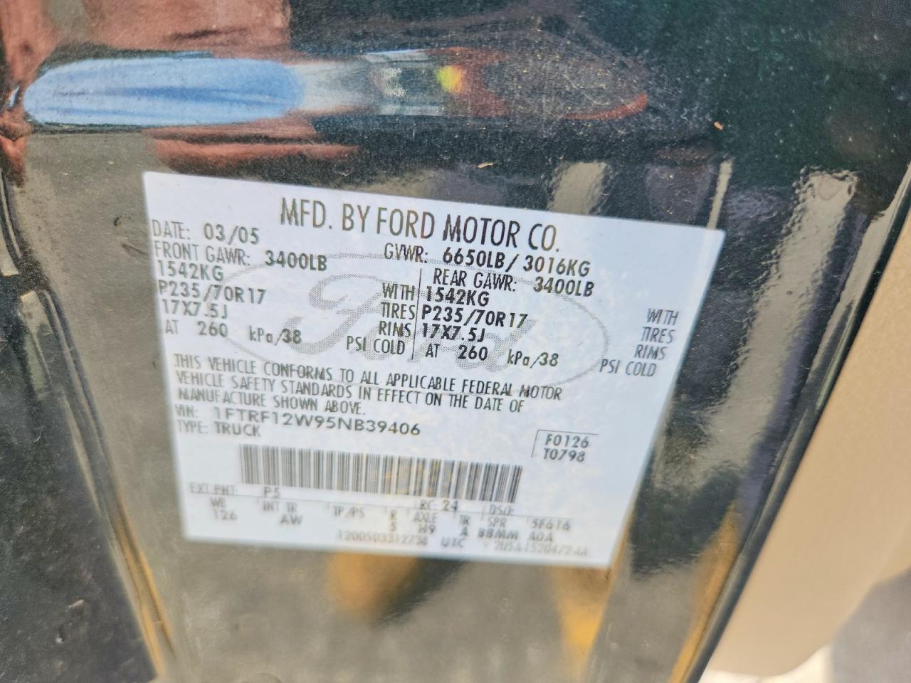 2005 FORD F150 photo 23