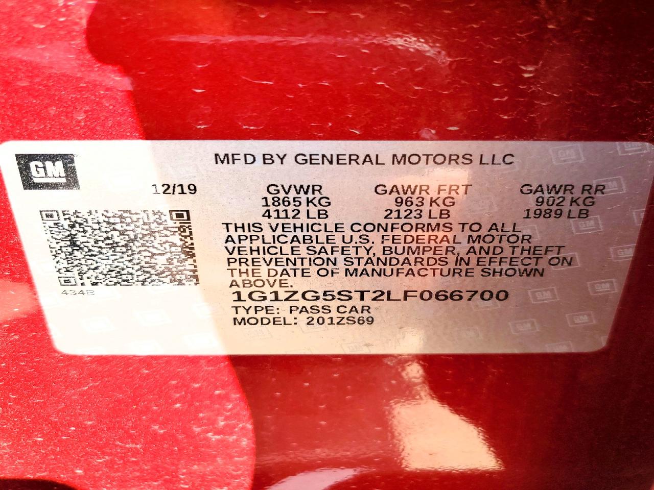 2020 CHEVROLET MALIBU RS photo 23