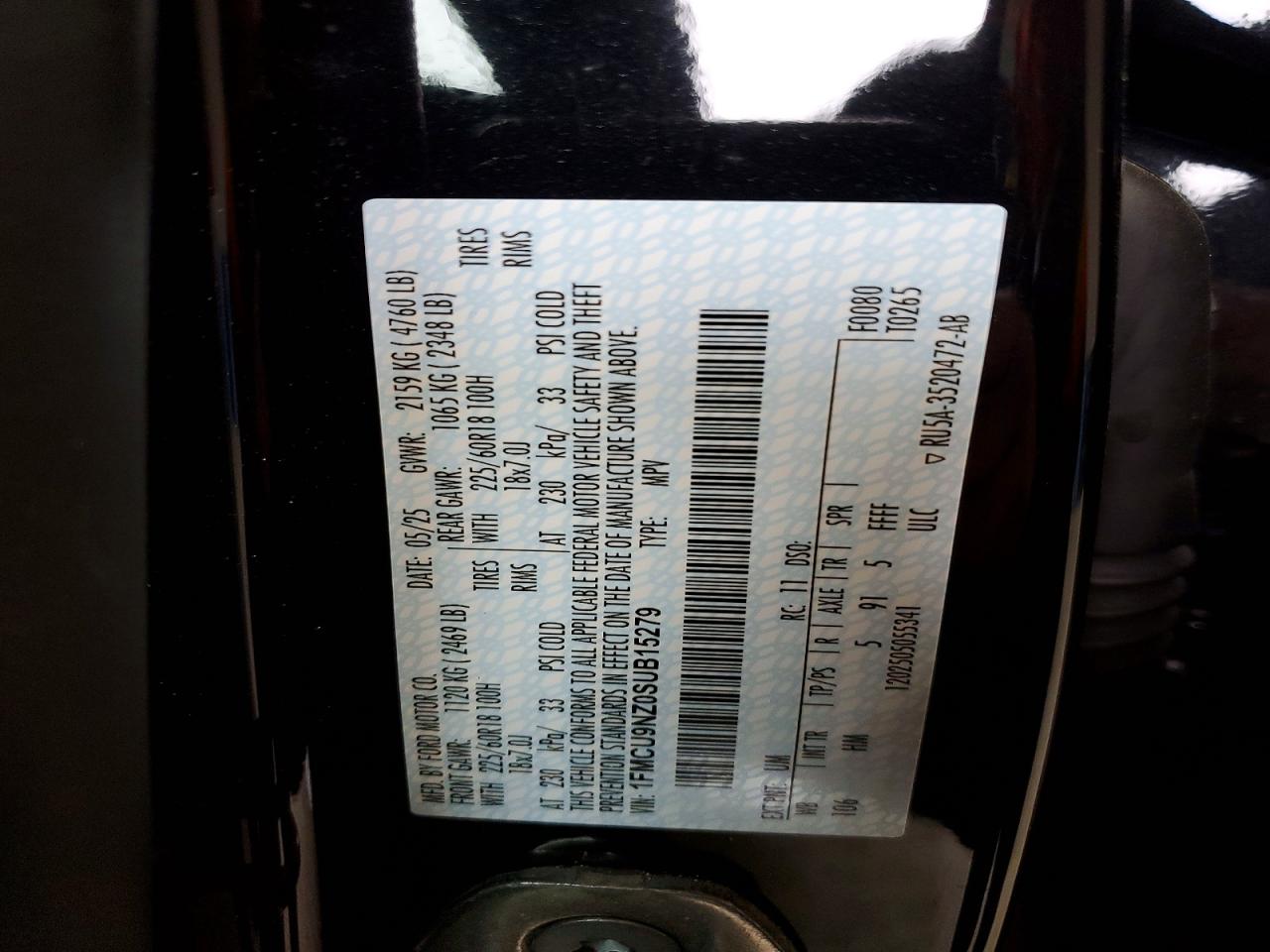 2025 FORD ESCAPE ST LINE SELECT photo 28