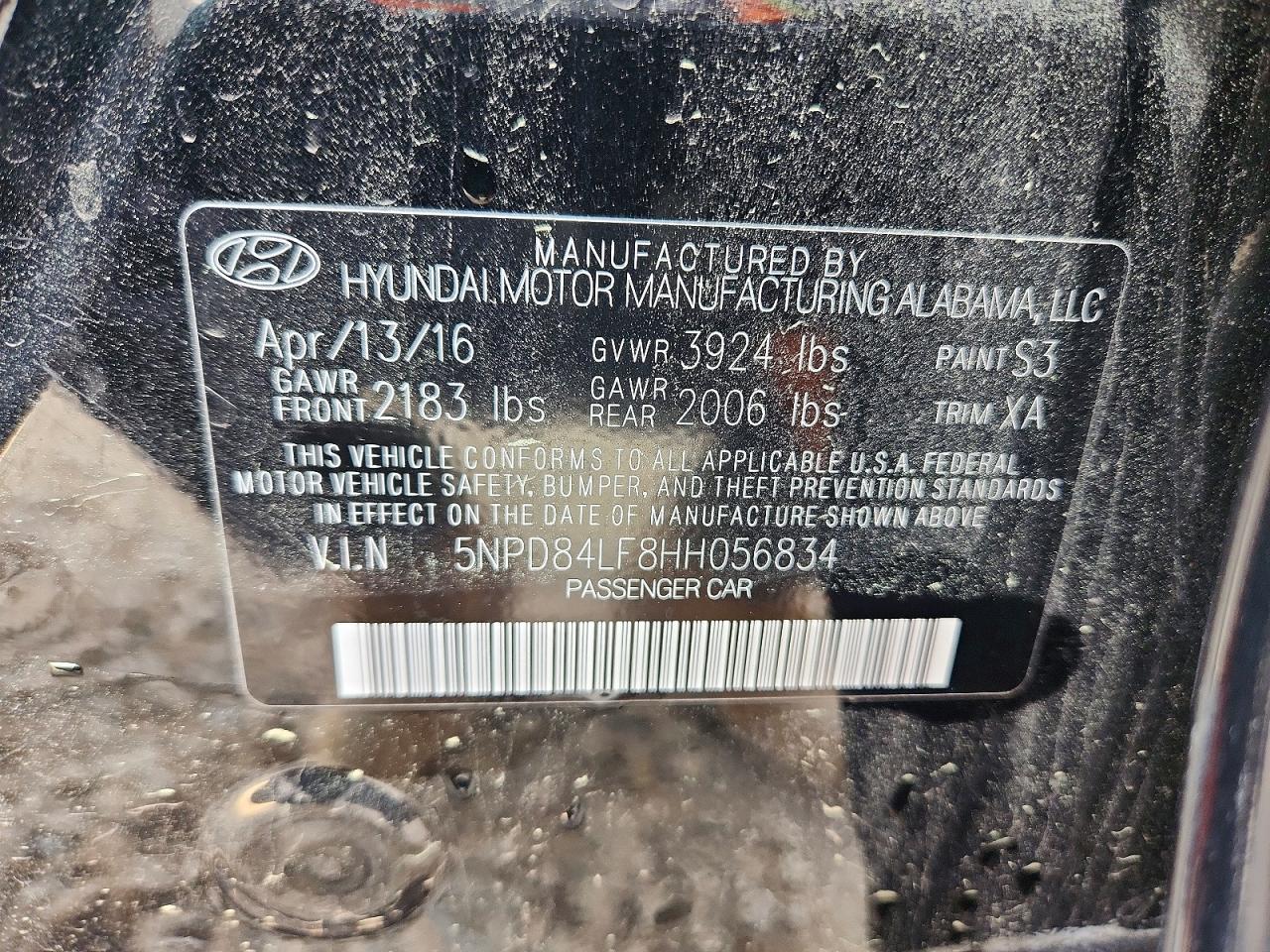 2017 HYUNDAI ELANTRA SE photo 37