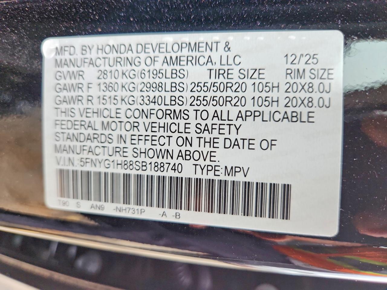 2025 HONDA PILOT ELITE photo 37