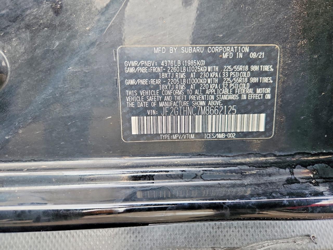 2021 SUBARU CROSSTREK LIMITED photo 25