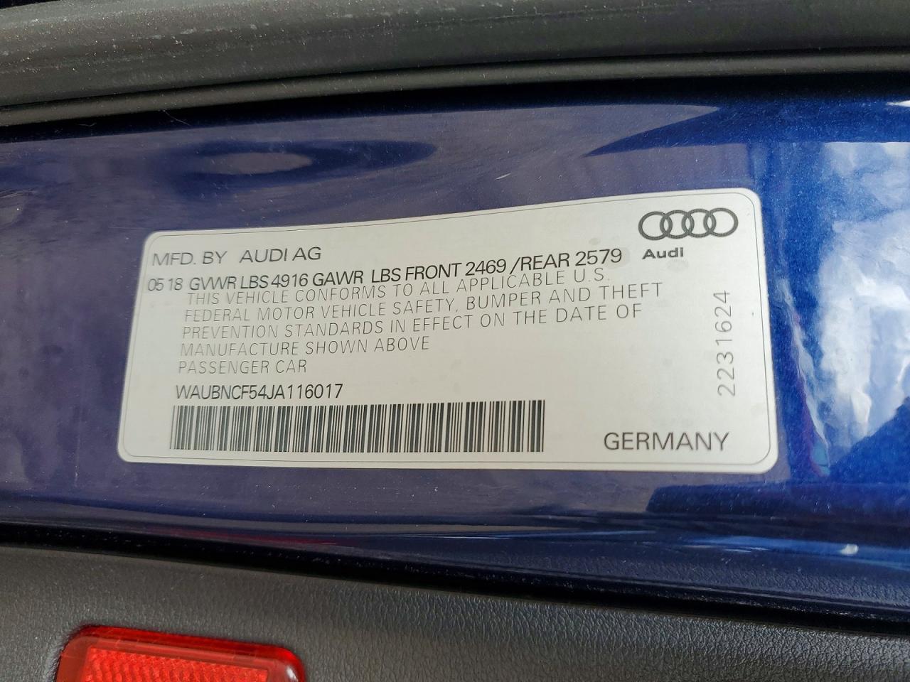2018 AUDI A5 PREMIUM PLUS photo 12