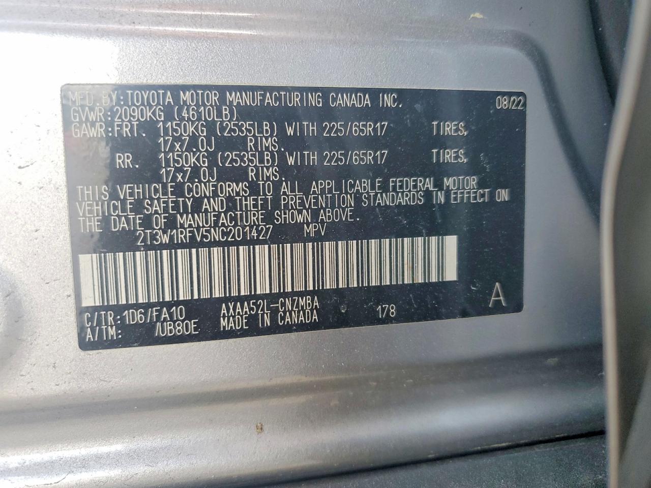 2022 TOYOTA RAV4 XLE photo 23