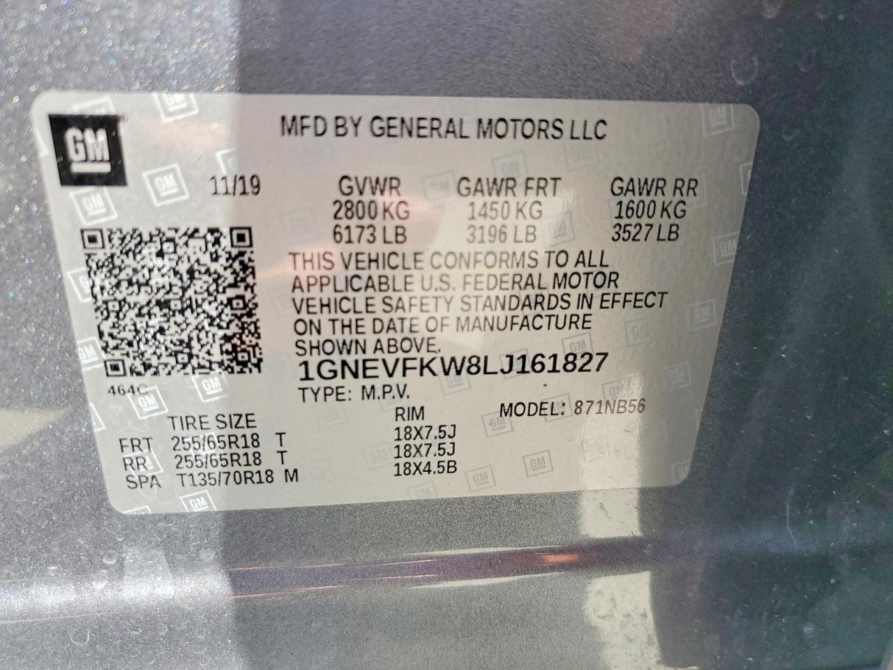 2020 CHEVROLET TRAVERSE LS photo 25