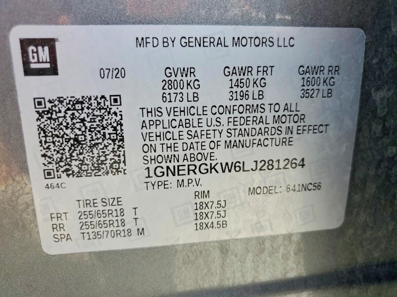 2020 CHEVROLET TRAVERSE LT photo 40