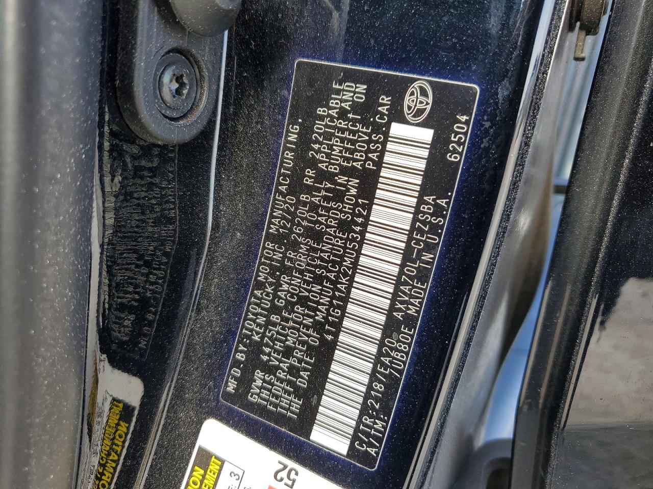 2021 TOYOTA CAMRY SE photo 25