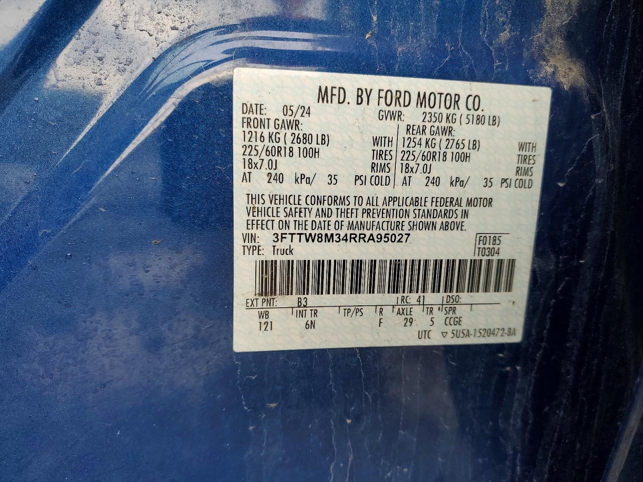 2024 FORD MAVERICK LARIAT photo 12