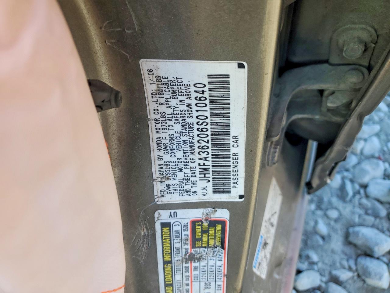 2006 HONDA CIVIC HYBRID photo 34