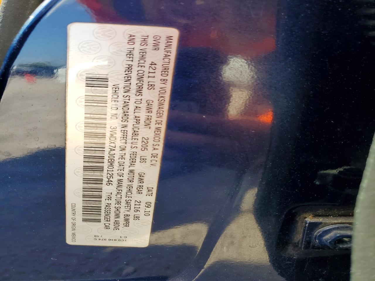 2011 VOLKSWAGEN JETTA SE photo 34