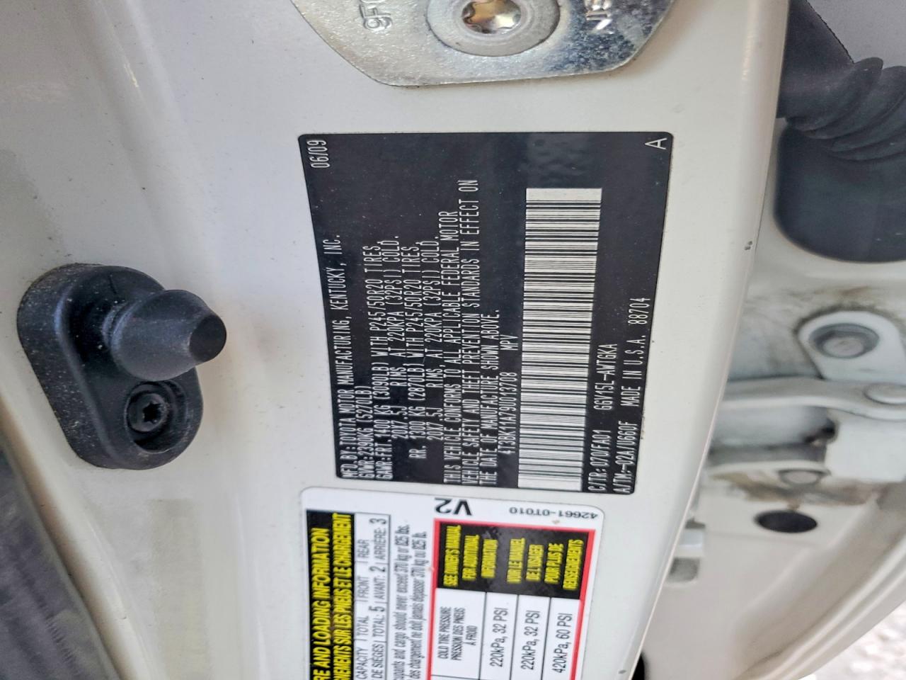 2009 TOYOTA VENZA AWD V6 photo 23