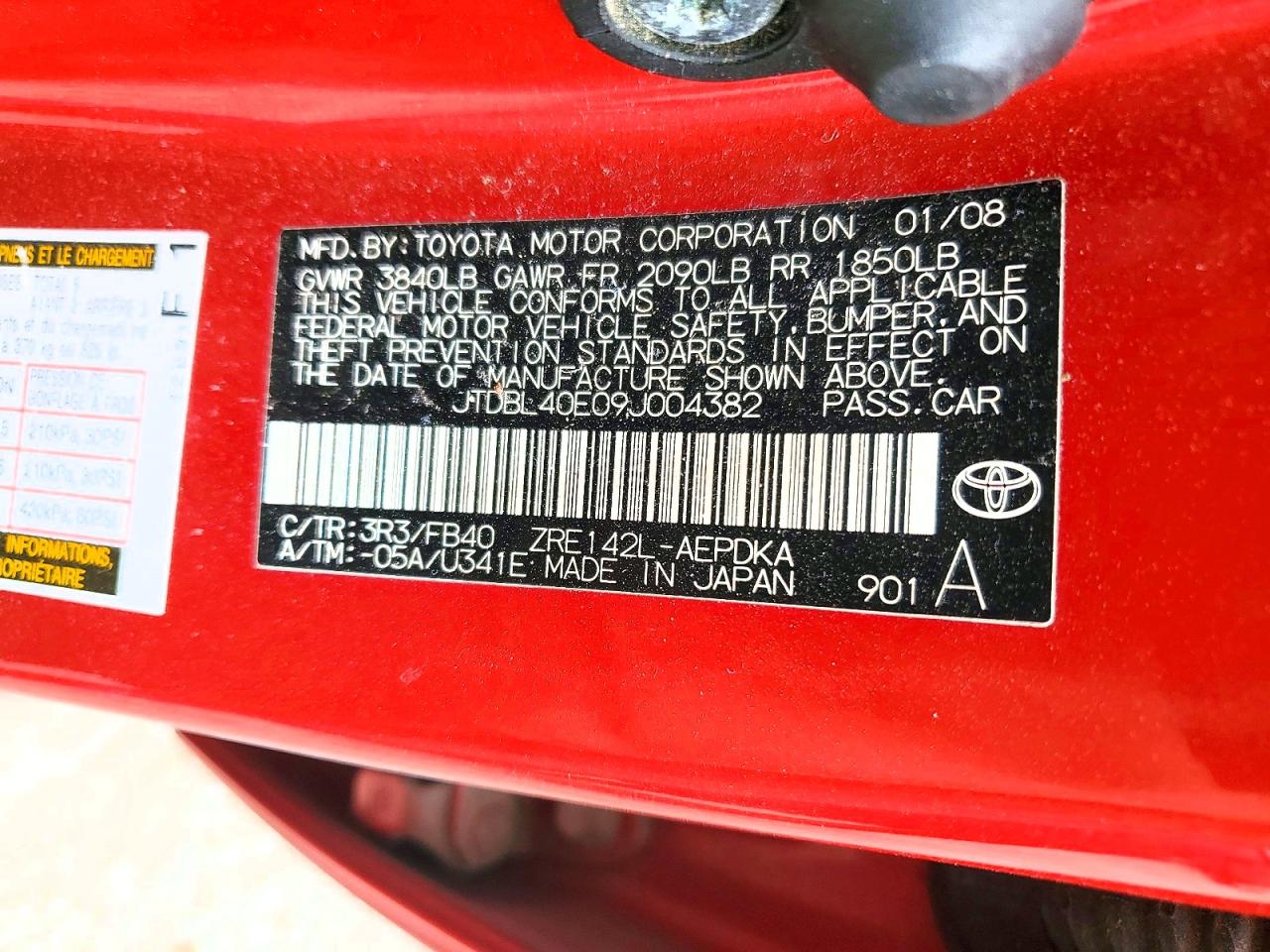 2009 TOYOTA COROLLA LE photo 25