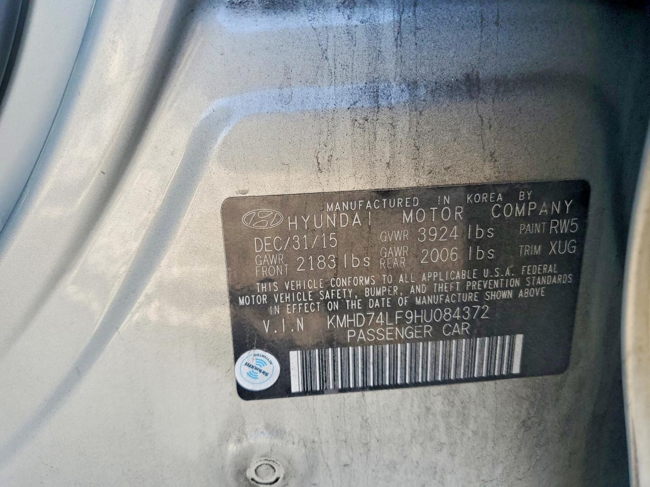 2017 HYUNDAI ELANTRA SE photo 23