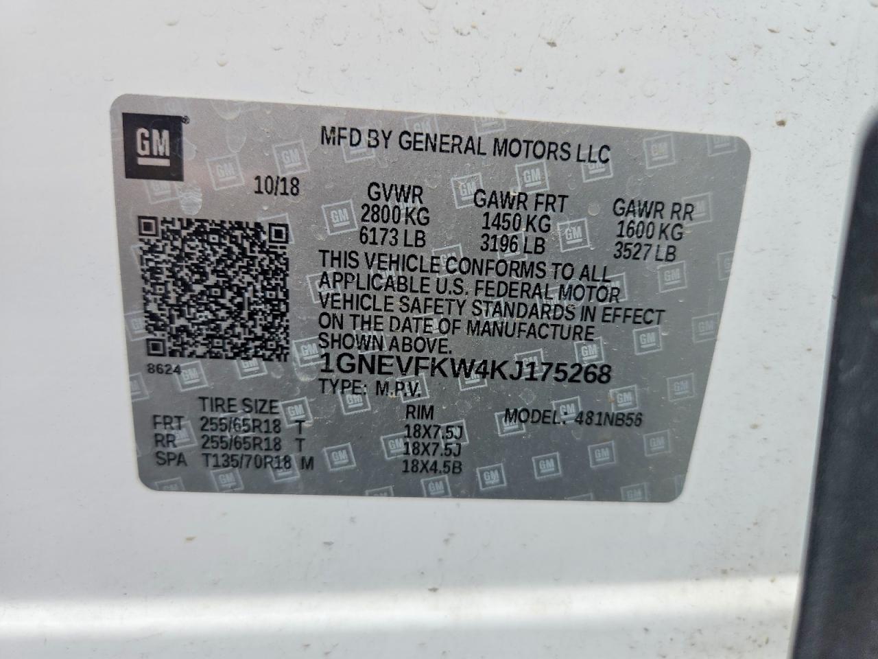 2019 CHEVROLET TRAVERSE LS photo 23