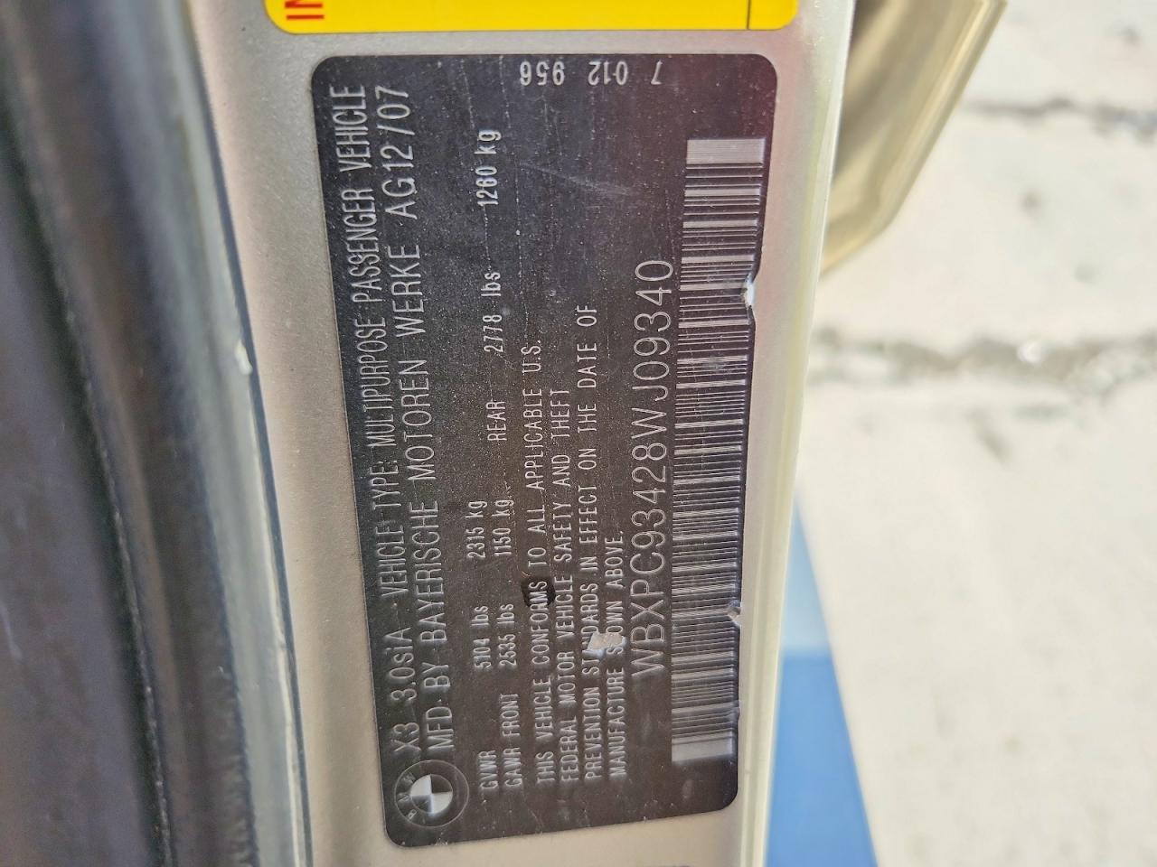 2008 BMW X3 3.0SI photo 25
