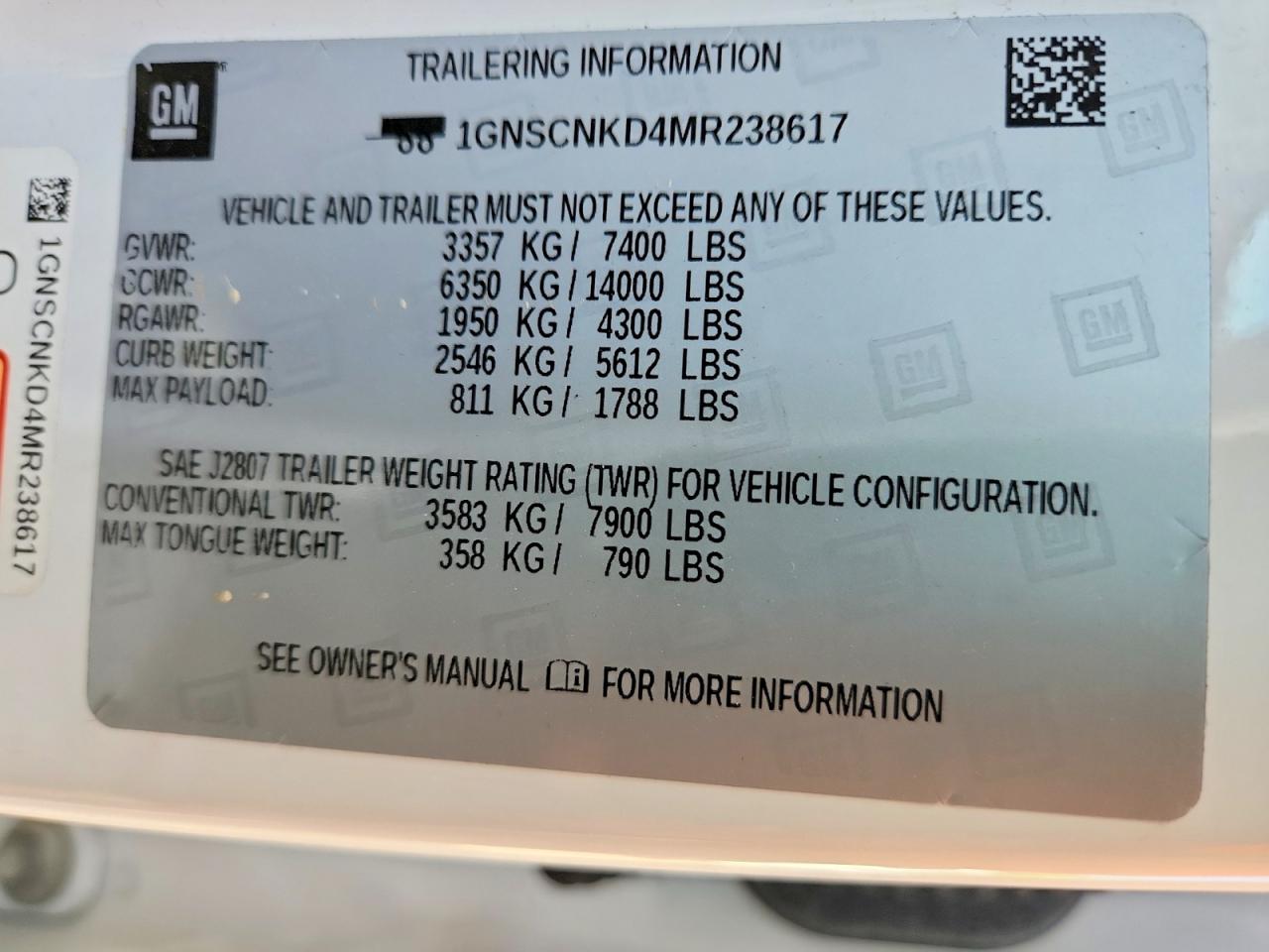 2021 CHEVROLET TAHOE C1500 LT photo 27