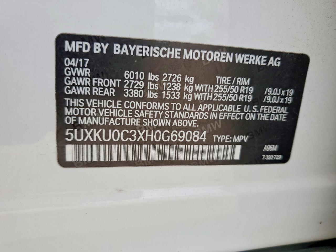 2017 BMW X6 SDRIVE35I photo 25