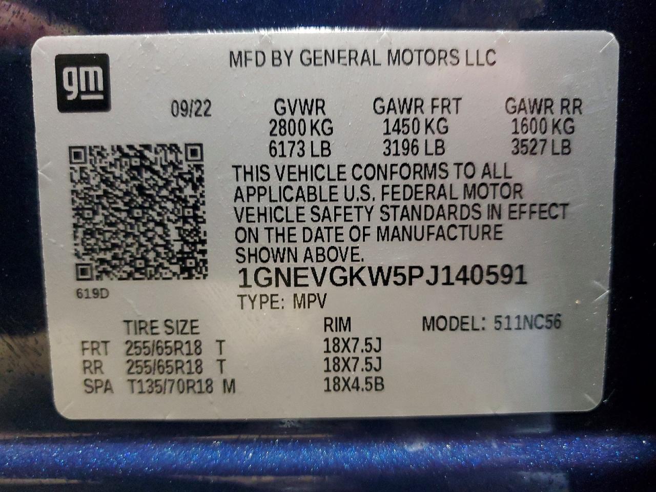 2023 CHEVROLET TRAVERSE LT photo 27